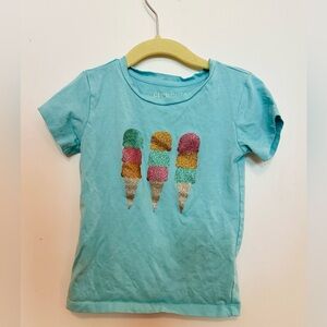 JCrew Crewcuts Snow Cone T-shirt xxs 2-3